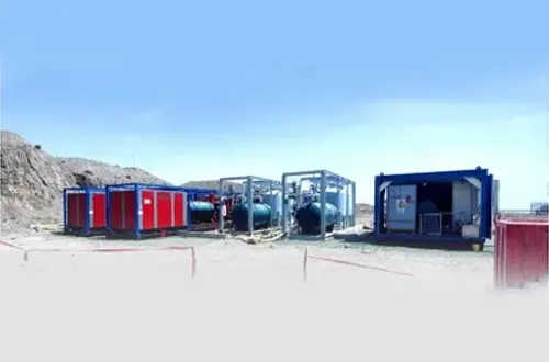 8 наборов GESO из воздушных компрессоров 350 кВт + 1500 м3/ч системы генератора азота помогают китайскому нефтехимическим промышленности в Китае Синьцзян